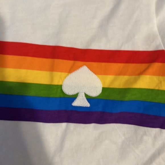 NWT Kate Spade Rainbow Pride Tee Size XXL - Picture 2 of 4